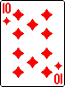 10 of Diamonds